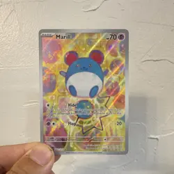 Pokemon Marill 232/217 Basic Foil Holo Aqua 70 HP English Card - Image 1