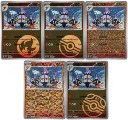Chandelure - 5 cards set - Pokemon Chinese Gem Pack Vol.3 CBB3C Holo NM - Image 1