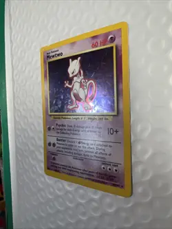 Pokemon Mewtwo 10/102 Base Set Holo Rare 1999 Card Classic Card - Image 2