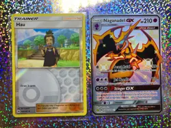 2019 Pokemon TCG Hidden Fates: Shiny Vault Rare Shiny SV63/SV94 Naganadel GX - Image 1