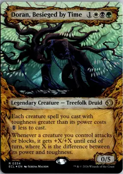 Doran, Besieged by Time (Showcase) R Lorwyn Eclipsed 334 NM Foil Magic - Image 1