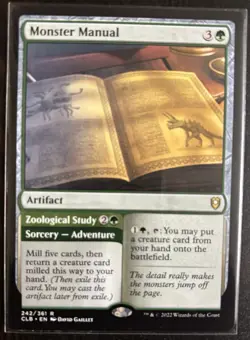 Mtg Monster Manual CLB 242 Unplayed Baldurs Gate - Image 1