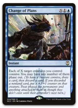 Change of Plans #24 (NM) Streets New Capenna NCC Magic MTG - Image 1