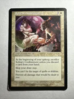 MTG - Solitary Confinement - Judgment - Rare - MP - Magic the Gathering - Image 1