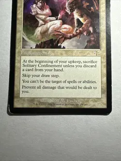 MTG - Solitary Confinement - Judgment - Rare - MP - Magic the Gathering - Image 3