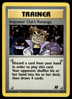 Pokemon TCG Team Rocket #76/82 Imposter Oak's Revenge - Image 1