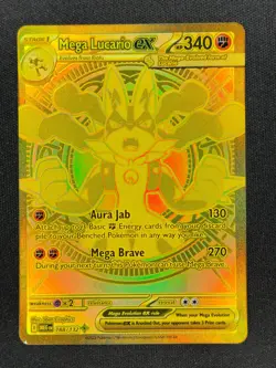 Mega Lucario ex 188 Pokemon Mega Evolution 2025 NM- 🔥🔥🔥 - Image 1