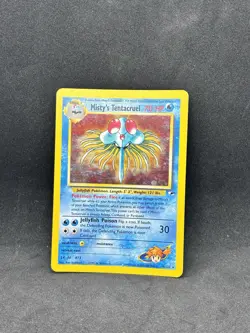 Pokemon TCG Misty's Tentacruel Holo Rare Card 10/132 Gym Heroes - Image 1