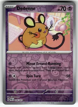 Dedenne 036/091 SV: Paldean Fates NM Pokemon Card TCG - Image 1