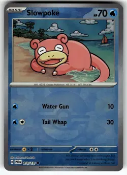 Slowpoke (Poke Ball Pattern) 018/131 Prismatic Evolutions NM Pokemon Card TCG - Image 1