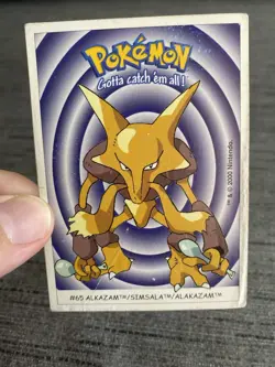 Carte Pokemon Dunkin Boomer #65 Alalazam 2000 Nintendo OCCASION - Image 4