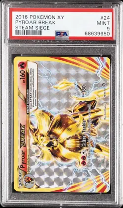 2016 POKEMON XY STEAM SIEGE #24 PYROAR BREAK PSA 9 - Image 1