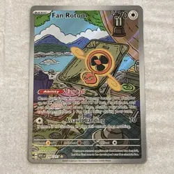 Pokemon Fan Rotom Full Art Holo ASCM Electric Basic 250/217 NM - Image 3