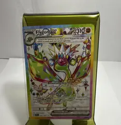 Pokemon Flygon EX Ultra Rare Holo Sv08: Surging Sparks 222/191 310 HP - Image 1