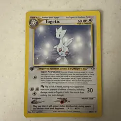 Pokemon Togetic Neo Genesis 16/111 Holo Rare 1st Edition 60 HP English - Image 1