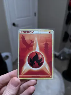 Pokemon TCG Fire Energy 116/123 Heartgold & Soulsilver Regular Basic Energy HP - Image 1