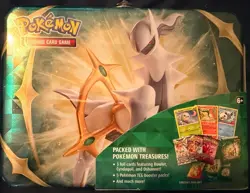 Pokemon TCG Arceus Collector’s Chest Lunchbox Tin Spring 2022 New Factory Sealed - Image 1