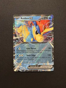 Pokemon TCG Keldeo ex 030/086 Sv: White Flare Double Rare Near Mint - Image 1