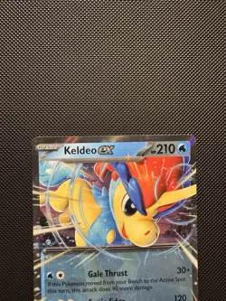 Pokemon TCG Keldeo ex 030/086 Sv: White Flare Double Rare Near Mint - Image 3