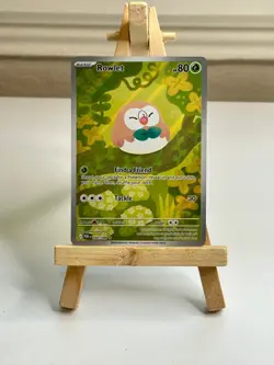 Pokemon Rowlett 090/088 Illustration Rare Me03: Perfect Order Full Art NM+ - Image 1