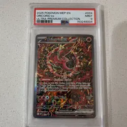 2025 POKEMON MEP EN-ME BLACK STAR PROMO #024 ORICORIO EX PSA 9 - Image 3