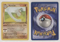 Marowak 1st Ed. Pokemon Jungle #39 1999 - Image 3