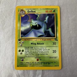 Golbat 34/62 Uncommon Fossil Pokemon 1st Edition - Image 1