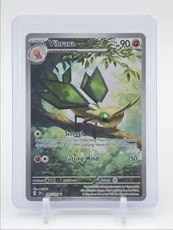 VIBRAVA 2024 POKEMON SURGING SPARKS ILLUSTRATION RARE 206/191 Q2283 - Image 1