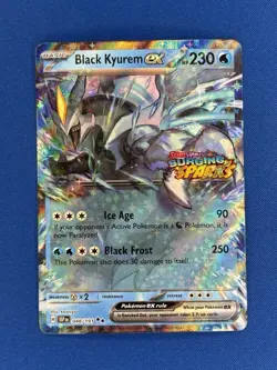 2024 Pokemon SV Surging Sparks SSP EN Black Kyurem Ex Reverse Holo #048/191 - Image 1