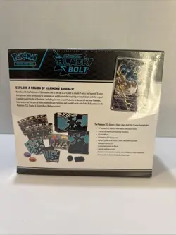 Pokemon TCG Scarlet & Violet – Black Bolt Elite Trainer Box ETB – New Sealed - Image 3