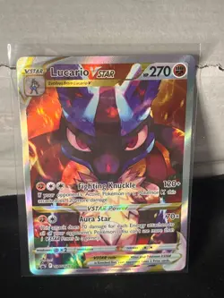 Pokemon Lucario VSTAR SWSH291 Black Star Promo Ultra Rare Near Mint - Image 1