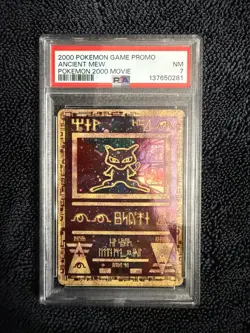 2000 Pokemon Game Promo Pokemon Movie 2000 Ancient Mew PSA 7 - Image 1