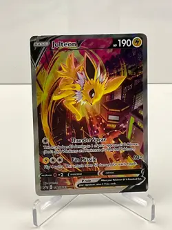 Jolteon V SWSH183 Sword & Shield Black Star Promo Pokemon English NM- - Image 1