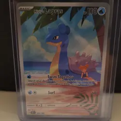 Pokemon Misty's Lapras SV10 Destined Rivals Illustration Rare Holo 194/182 HP110 - Image 1