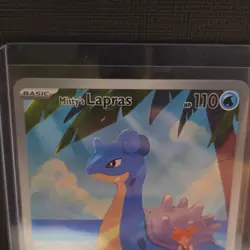 Pokemon Misty's Lapras SV10 Destined Rivals Illustration Rare Holo 194/182 HP110 - Image 2