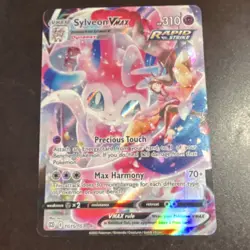 Pokemon Sylveon VMAX Ultra Rare Holo TG15/TG30 Brilliant Stars Trainer HP310 - Image 1