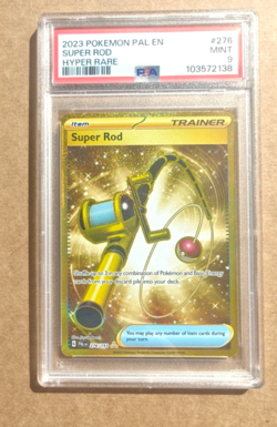 2023 Pokemon PAL EN Super Rod Hyper Rare #276 PSA 9 MINT - Image 1