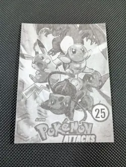Pokemon Attacks 2024 Sticker Set Pikachu 25 Holo Peru US Seller - Image 2