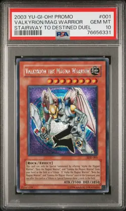 Valkyrion the Magna Warrior SDD-001 PSA 10 Secret Rare - Image 1