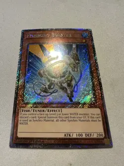 Yu-Gi-Oh! Fishborg Blaster RA03-EN225 Platinum Secret Rare 1st Ed LP/MP - Image 1