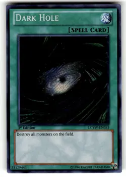 Yu-Gi-Oh Dark Hole LCYW-EN053 Secret Rare 1st Edition NM - Image 1