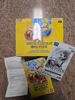 One Piece TCG OP15-EB04 - Booster Box (UNSEALED) and SEALED Double & Dash Pack - Image 1