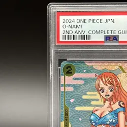 PSA 10 O-nami OP06-101 R Promo 2nd ANNIVERSARY COMPLETE GUIDE ONE PIECE - Image 3