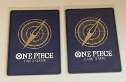 One Piece OP15 TCG Secret Rare Lot Monkey D Luffy OP15-119 Enel OP15-118 SEC - Image 2