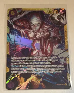 One Piece OP15 TCG Secret Rare Lot Monkey D Luffy OP15-119 Enel OP15-118 SEC - Image 5