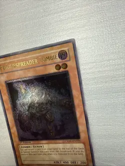 YUGIOH Plaguespreader Zombie CSOC-EN031 Ultimate Rare 1st Edition LP - Image 4