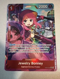 Jewelry Bonney (EB04-002) (alt art sr EB04-002 Adventure on Kami's Island Foil - Image 1