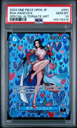 2024 ONE PIECE JPN EMPERORS IN THE NEW WORLD SPECIAL ALT ART BOA HANCOCK PSA 10 - Image 1
