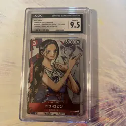 2022 ONE PIECE NICO ROBIN MANGA ALTERNATE ART CGC 9.5 MINT+ - Image 1