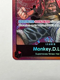Monkey.D.Luffy ST01-001 One Piece Starter Deck 1 Straw Hat Crew - Image 4